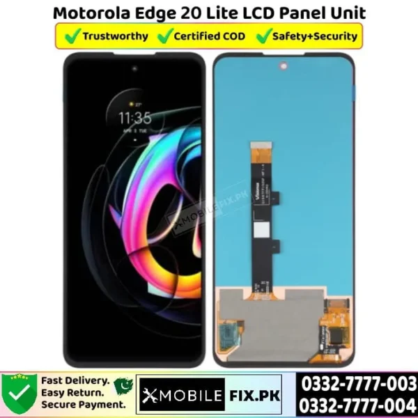 Motorola Edge 20 Lite LCD Panel Unit Price In Pakistan