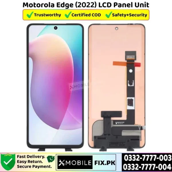 Motorola Edge 2022 LCD Panel Unit Price In Pakistan