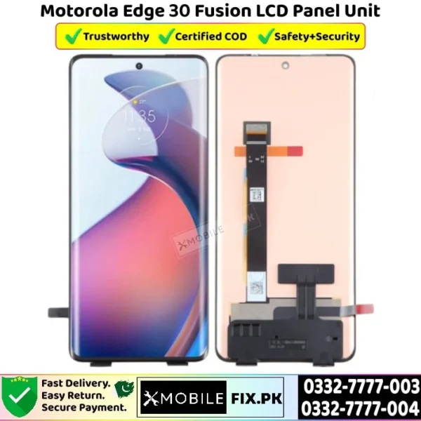 Motorola Edge 30 Fusion LCD Panel Unit Price In Pakistan