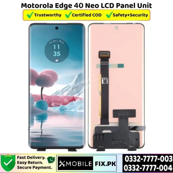 Motorola Edge 40 Neo LCD Panel Unit Price In Pakistan