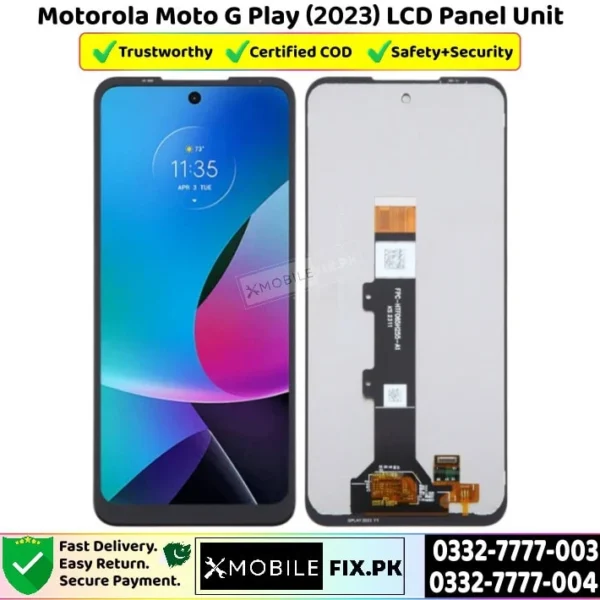 Motorola Moto G Play 2023 LCD Panel Unit Price In Pakistan