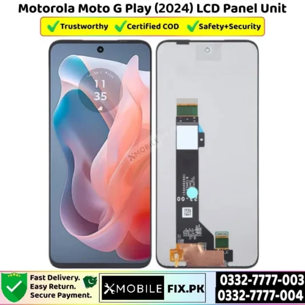 Motorola Moto G Play 2024 LCD Panel Unit Price In Pakistan