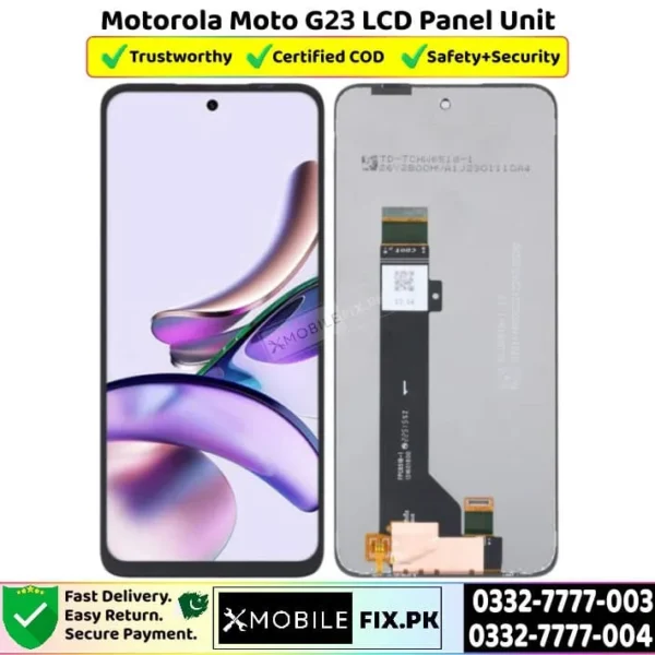 Motorola Moto G23 LCD Panel Unit Price In Pakistan