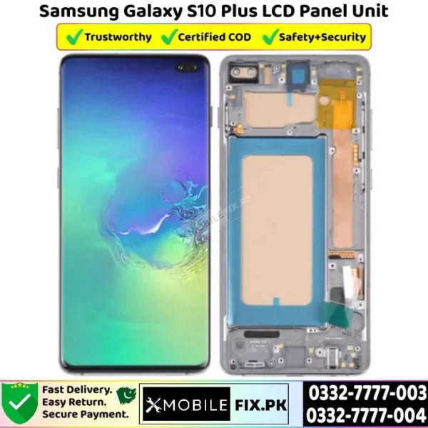 Samsung Galaxy S10 Plus LCD Panel Unit Price In Pakistan