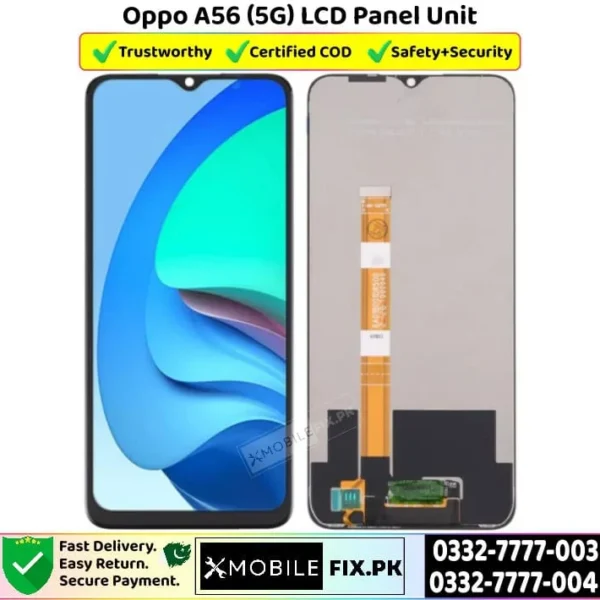 Oppo A56 5G LCD Panel Unit Price In Pakistan