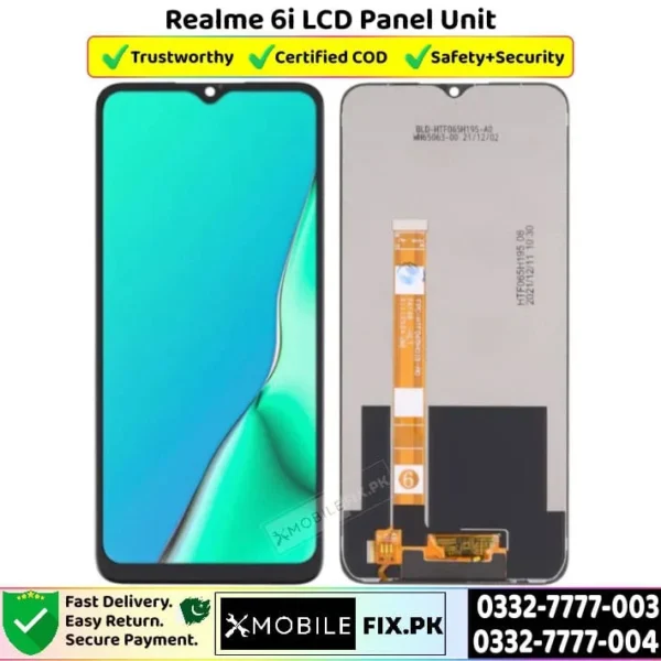 Realme 6i LCD Panel Unit Price In Pakistan