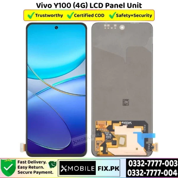 Vivo Y100 4G LCD Panel Unit Price In Pakistan